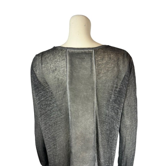 Pete & Greta Johnny Was Linen Tunic Size S Long Sleeve Oversized Lagenlook Sheer - Picture 7 of 12